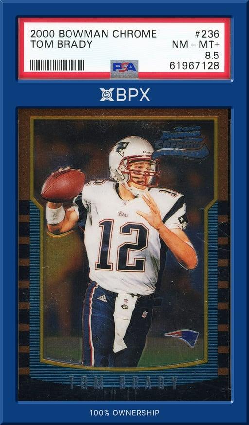 2000 Bowman Chrome Tom Brady - PSA 8.5 (Cert: 61967128)