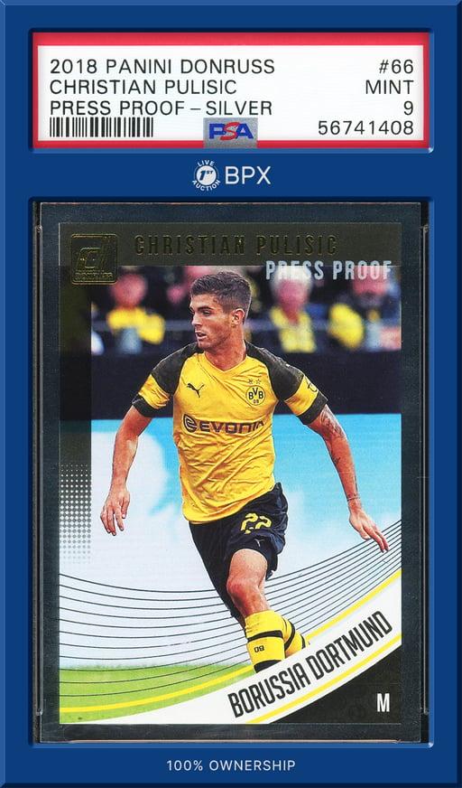 2018 Panini Donruss Christian Pulisic  - PSA 9 (Cert: 56741408)