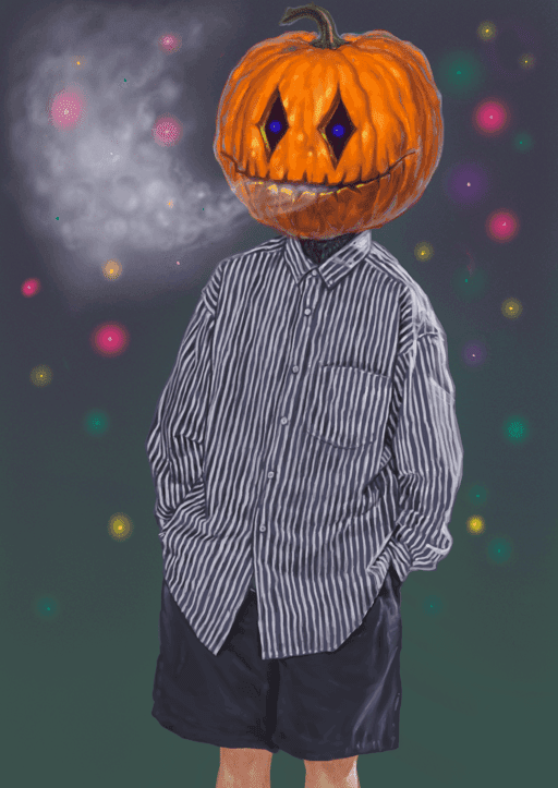 moody man-13(Pumpkin head)