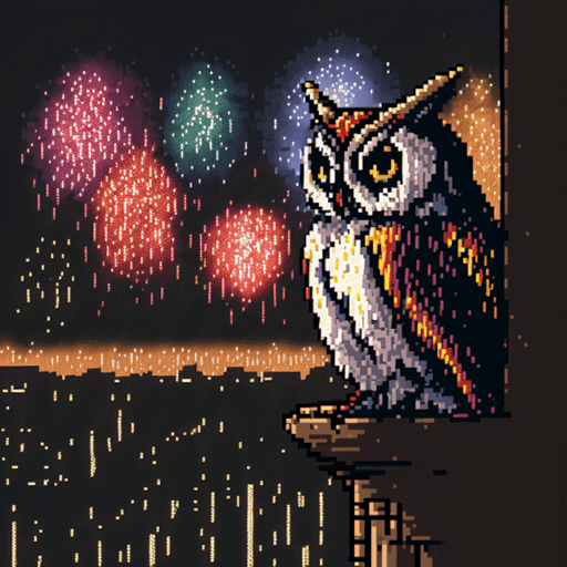 Pixel New Years #32