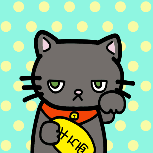 moody  cats #45 "maneki_neko"