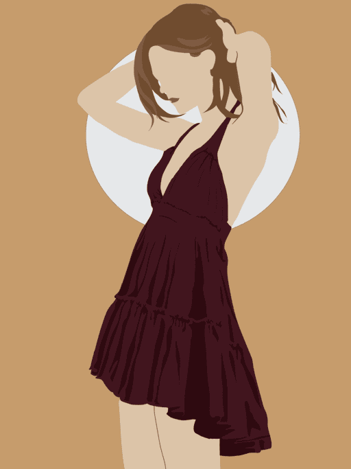 Brown dress