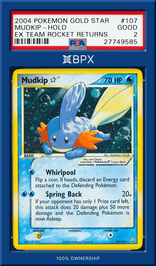 2004 Pokémon Mudkip - PSA 2 (Cert: 27749585)