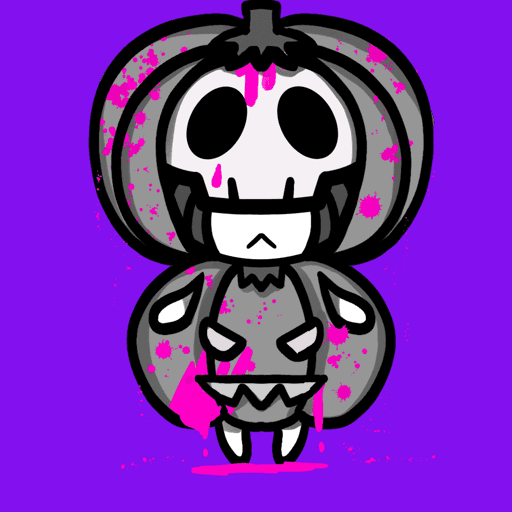 skull girl #026