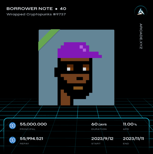 Arcade.xyz Borrower Note