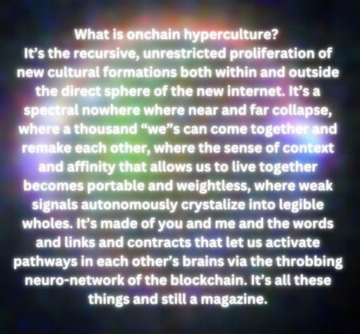 Zine is onchain hyperculture