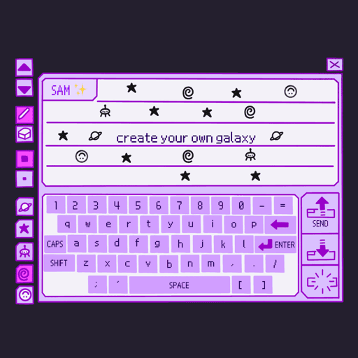 create your own galaxy: PictoChat