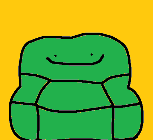 Happy Green Couch