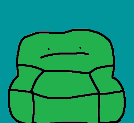 Sad Green Couch