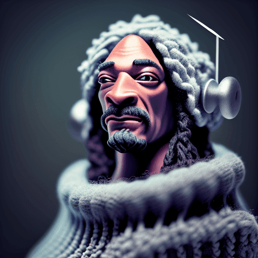 Knitted Snoop Dogg