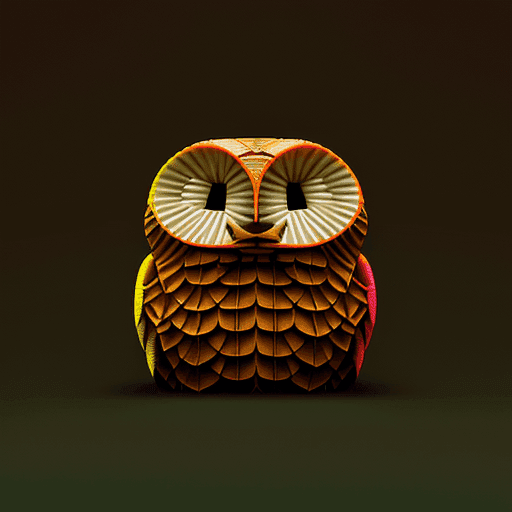 ASCII Owls 3D #45