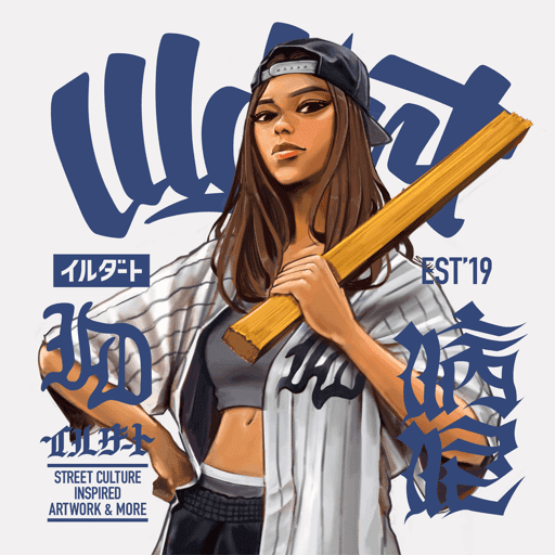 StreetGalCollection#08_baseball