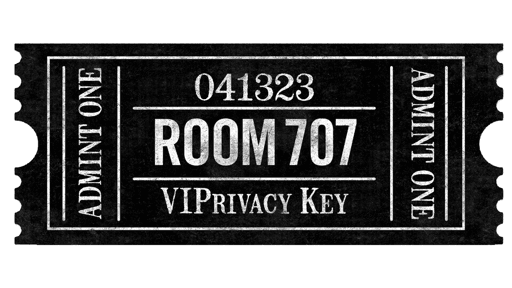 THE ROOM 707 TICKET - 041323