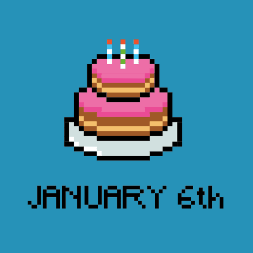 CryptoBirthdayCake #6 January 6th