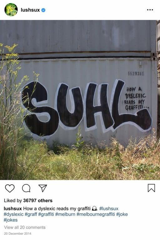 Lushsux #1851 - Graffiti