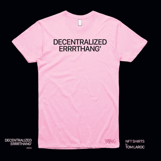 DECENTRALIZED ERRRTHANG'