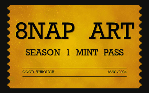 8NAP ART Season One Mint Pass #8