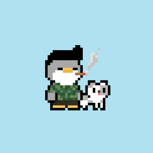 Pixel Penguin #2434