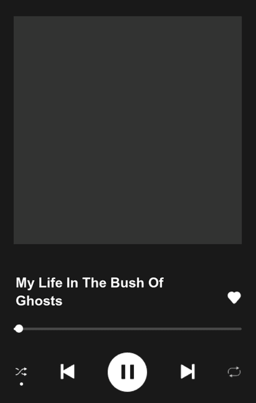 My Life In The Bush Of Ghosts