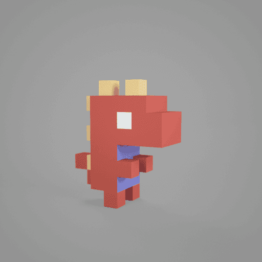 3D tiny dino #0607