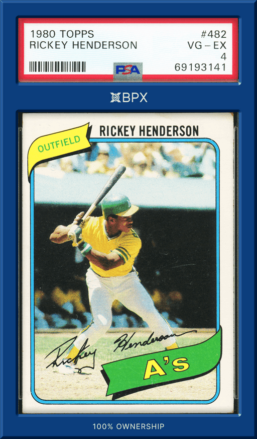 1980 Topps Rickey Henderson - PSA 4 (Cert: 69193141)