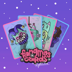 Fangmas Cards