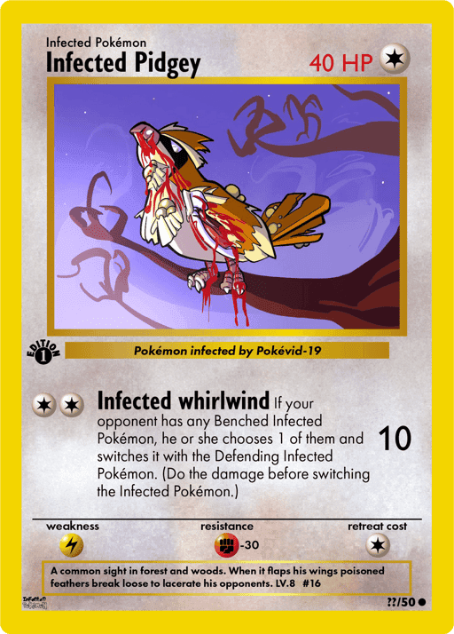 Infected Pidgey