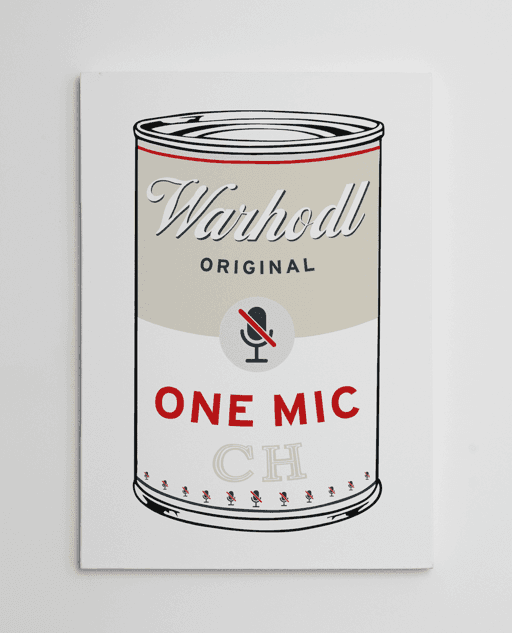 WARHODL Artist Proof "ONE MIC" Original Can