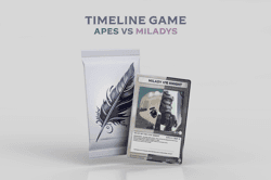 Timeline Game: Apes vs Miladys Trading Cards