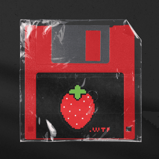 strawberry.wtf Floppy Disk - by taylor.wtf