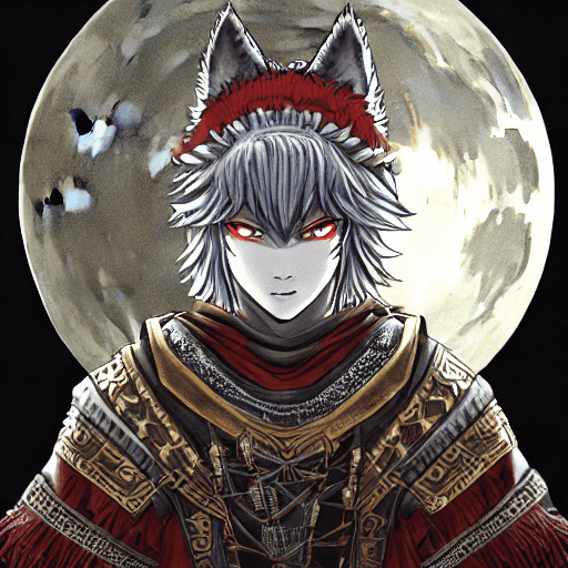 Young Wolf HERO! and Blue Moon AI creat Fun Art