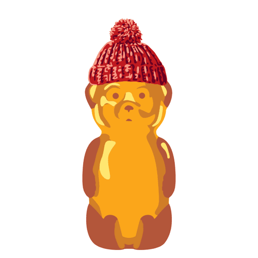 Winter Cap Bear