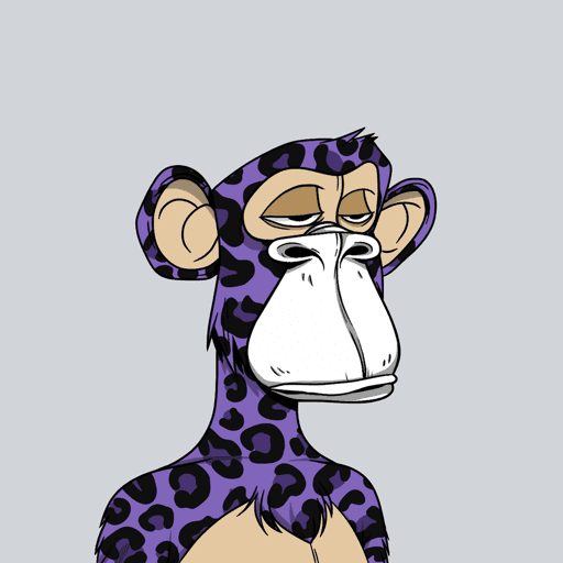 Purple Leopard Ape II - Bored