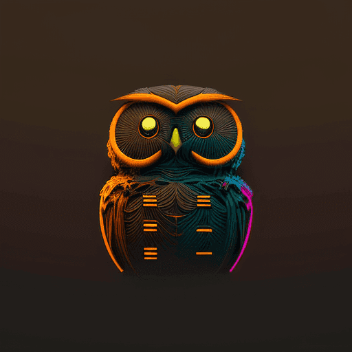 ASCII Owls 3D #31