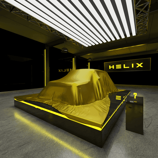 HELIX - MYSTERY CAR GOLD #647