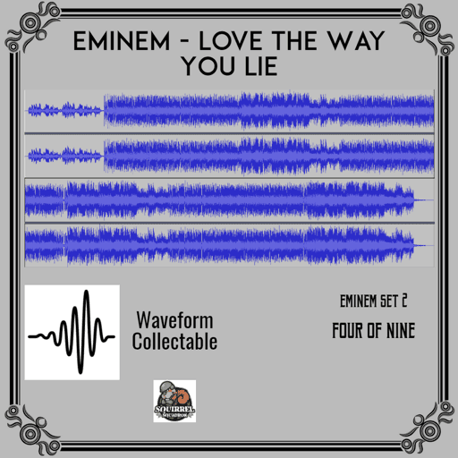 Silver Eminem Set 2 - Love The Way You Lie 4 Of 9