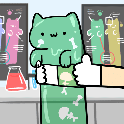 Long long slime cat  #030