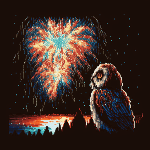 Pixel New Years #28