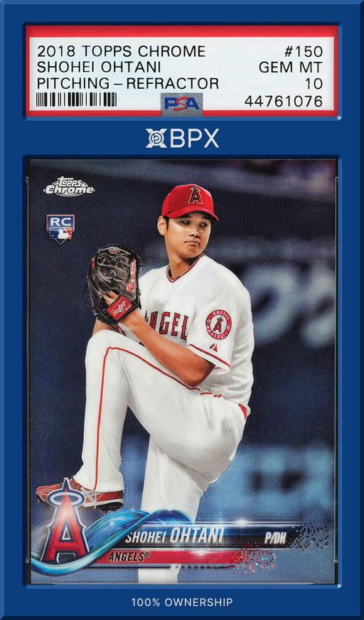 2018 Topps Chrome Shohei Ohtani - PSA  10 (Cert: 44761076)