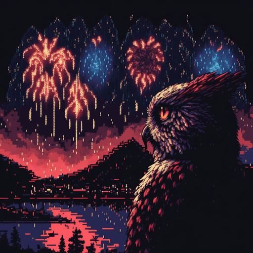 Pixel New Years #7