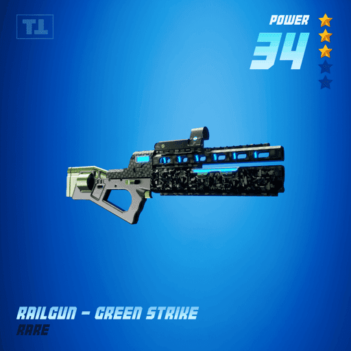 RAILGUN - GREEN STRIKE #837