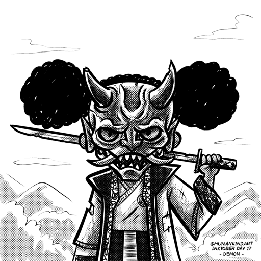 Inktober Day 17: Demon