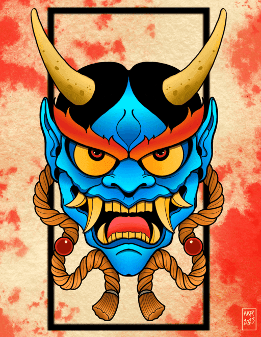 Fire Hannya Mask #5/50