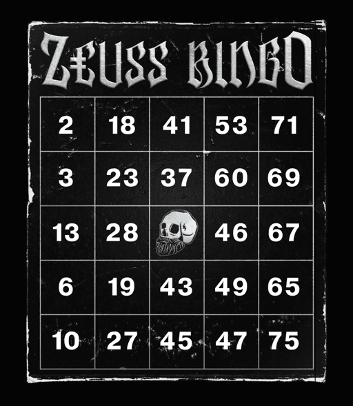 Zeuss Bingo #296