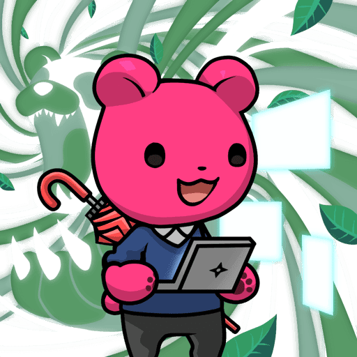 Leelee-Programmer-Pinkbear #10489