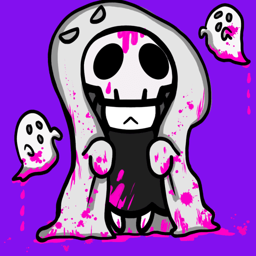 skull girl #025