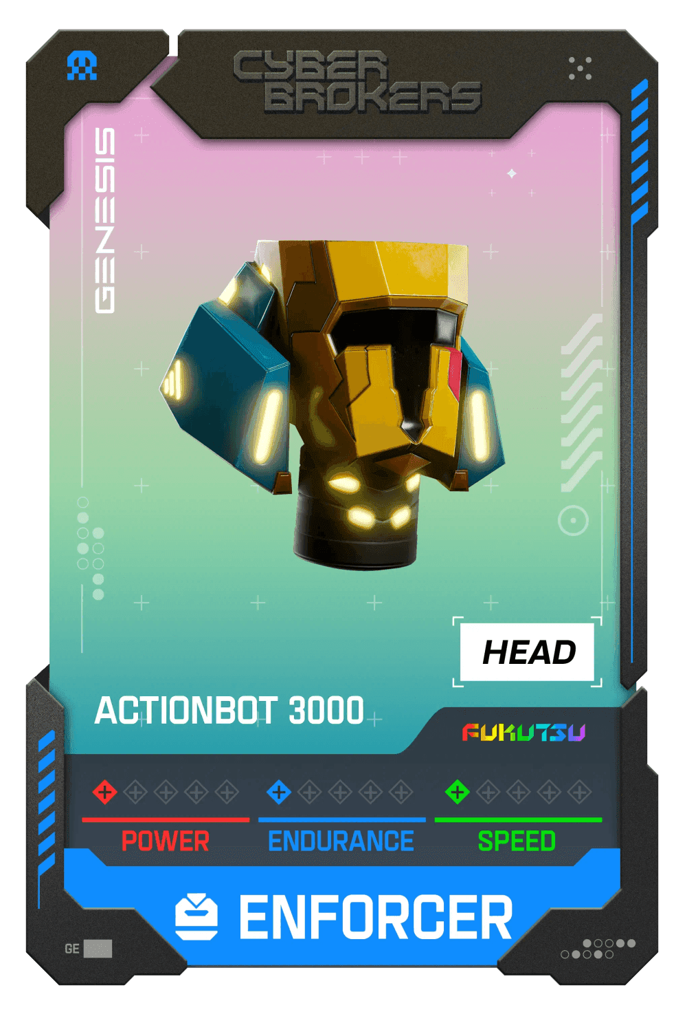 Action Bot 3000 Enforcer Head