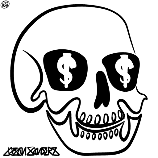 Skull Lines “Eleven” By DrainedEye | #168