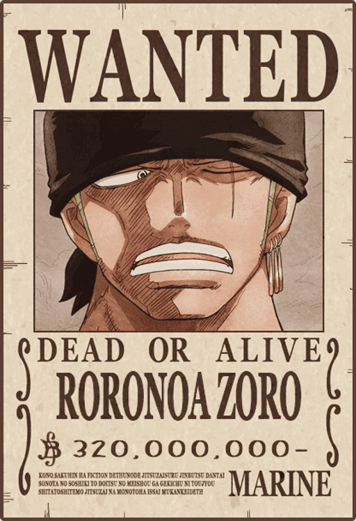 Roronoa Zoro - One Piece Wanted #2