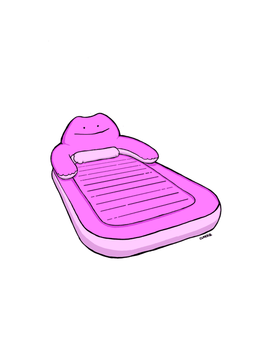 CryptoDoodle50: Mewn (as a mattress) 